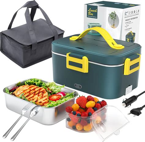 electric food heater lunch box|best 12v heated lunch box.